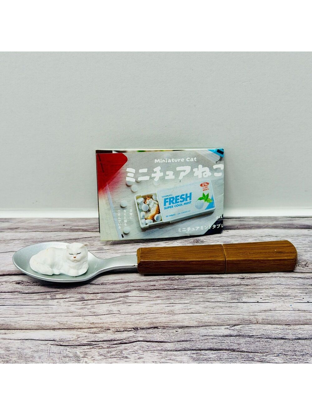 Miniature Cat Series Spoon Sleeping Figure Gacha Official Japan Import US Seller